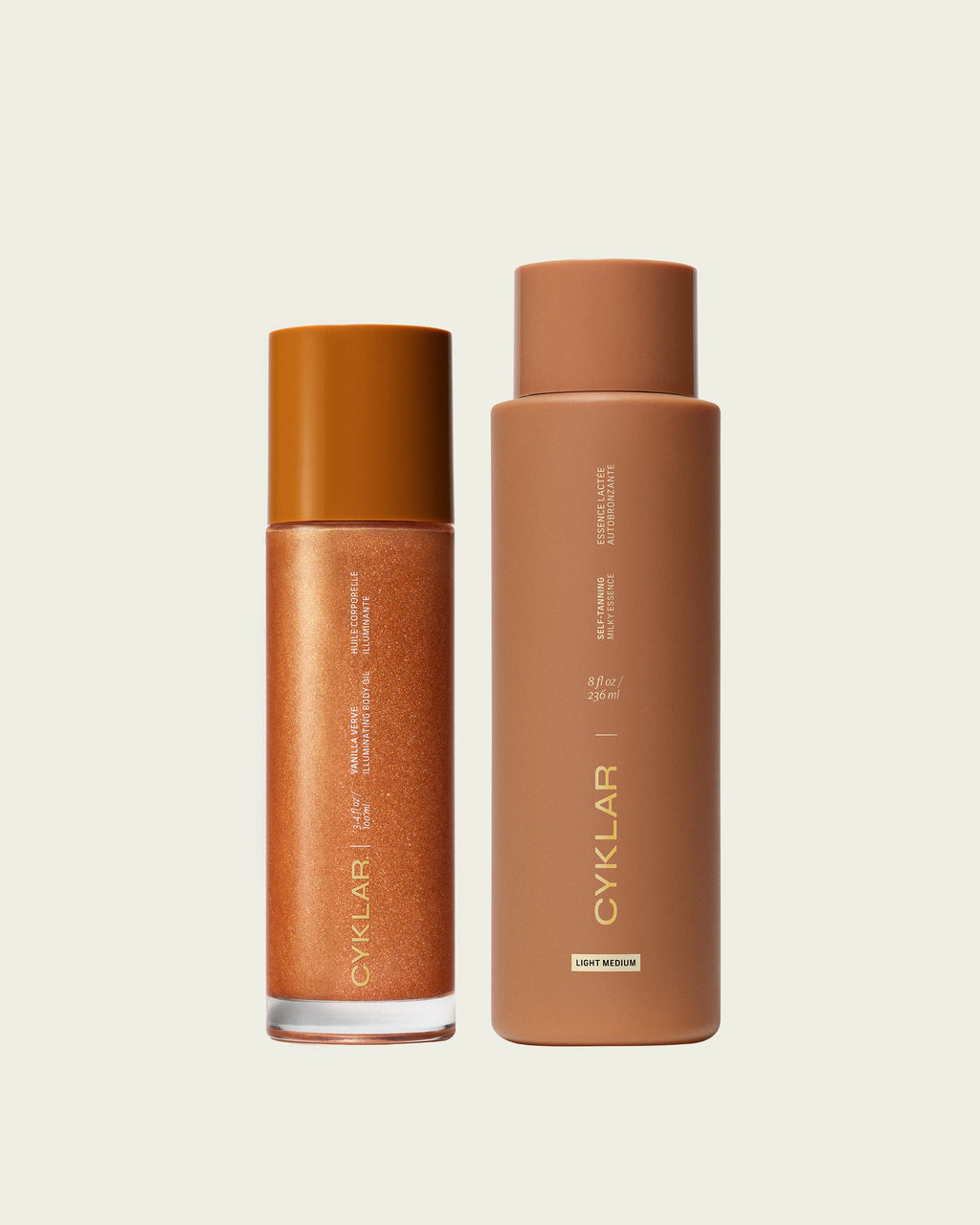 Getaway Glow Set - Self-Tanning + Illuminating Body Oil